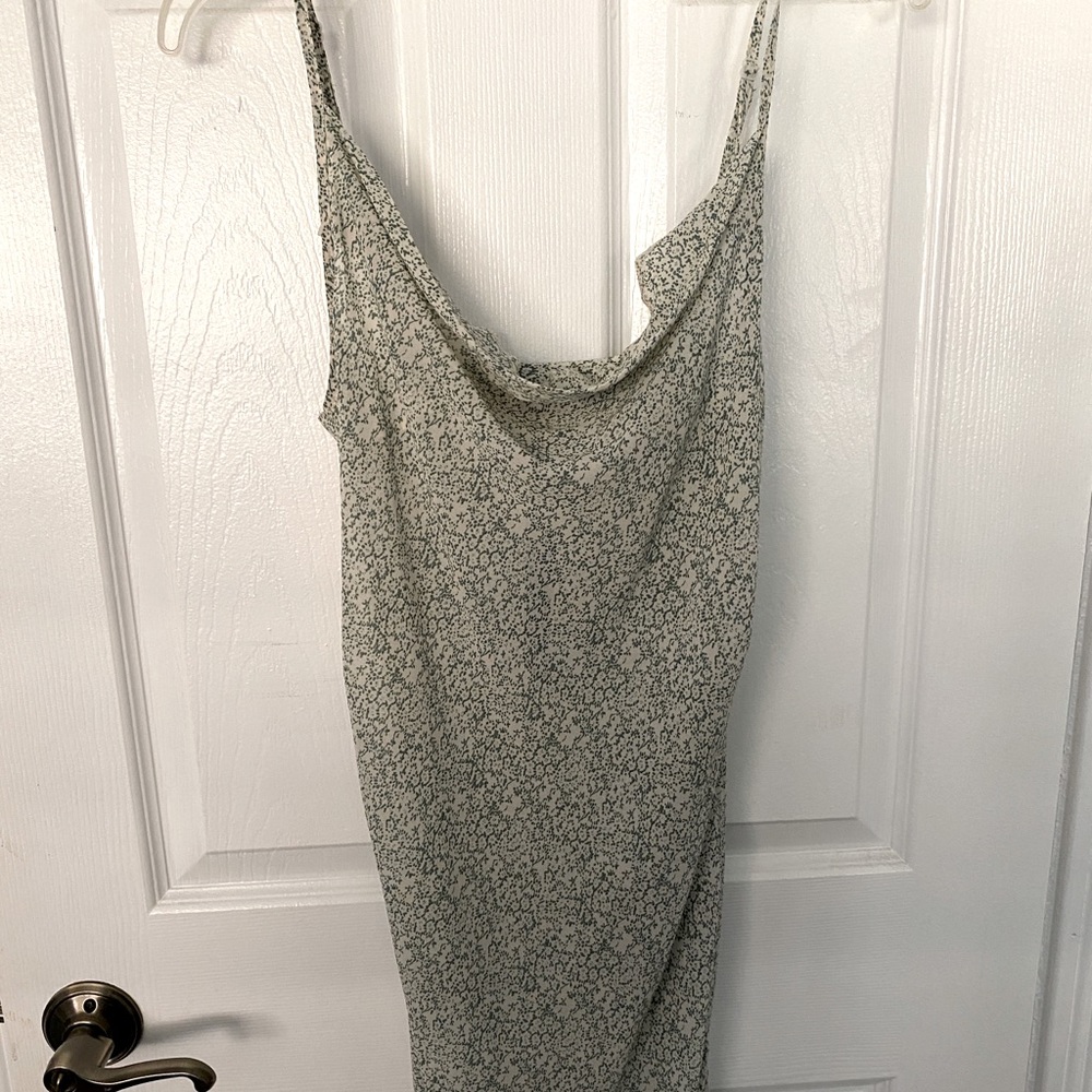 Sage Floral Maxi Dress